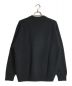 H BEAUTY&YOUTH (エイチ ビューティアンドユース) 5ゲージウールカシミヤバルーンニットカラーシャツ ブラック サイズ:M：12800円