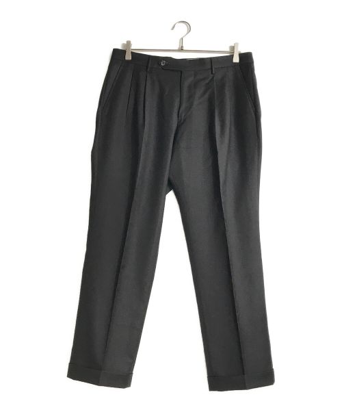 BERWICH（ベルウィッチ）BERWICH (ベルウィッチ) TOMMY ツープリーツパンツ ブラック サイズ:48の古着・服飾アイテム
