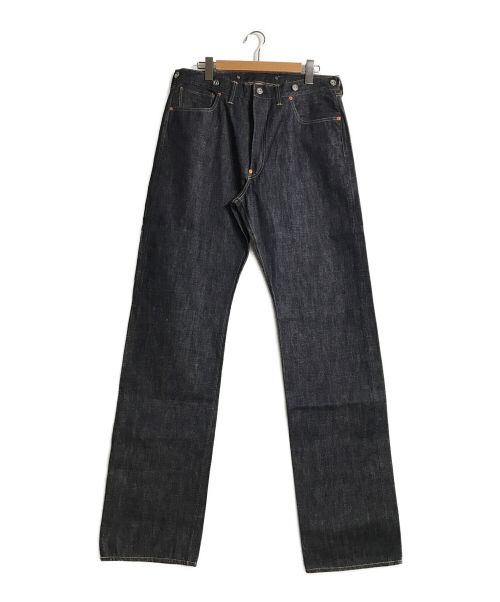 TCB jeans（ティーシービー ジーンズ）TCB jeans (ティーシービー ジーンズ) バックストラップデニムパンツ インディゴ サイズ:W36の古着・服飾アイテム