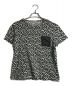 MONCLER（モンクレール）の古着「総柄Tシャツ」｜グリーン×ブラック