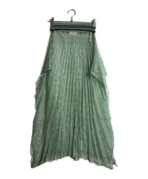Mame Kurogouchi（マメクロゴウチ）Mame Kurogouchi (マメクロゴウチ) ラッピングニットスカート グリーン サイズ:3の古着・服飾アイテム
