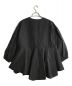 ANANA (アナナ) T/Cパールキーネックボリューム袖ブラウス ブラック サイズ:F：7000円