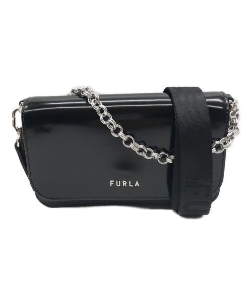FURLA（フルラ）FURLA (フルラ) スプレンディダ2WAYミニショルダーバッグ ブラックの古着・服飾アイテム