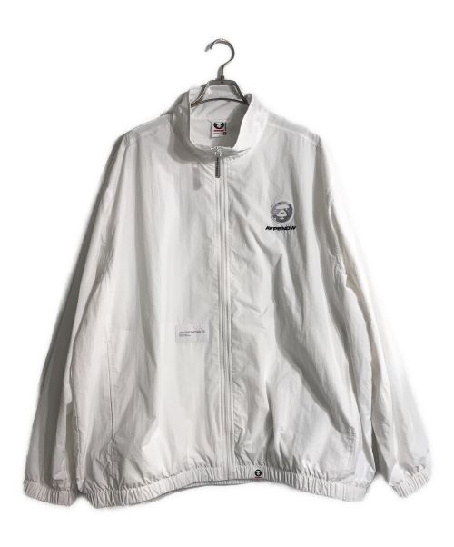 AAPE NOW（エイエイプナウ）AAPE NOW (エイエイプナウ) ライトウェイトジャケット ホワイト サイズ:XLの古着・服飾アイテム