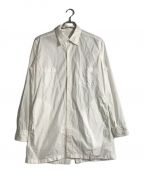 Yohji Yamamoto pour hommeヨウジヤマモト プールオム）の古着「M-後アキ環縫いシャツ」｜ホワイト