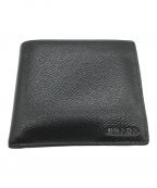PRADAプラダ）の古着「2つ折り財布」｜ブラック