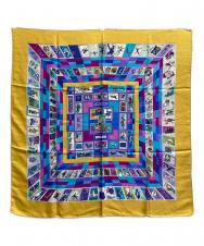 HERMES (エルメス) CORRESPONDANCE/カレ90 イエロー