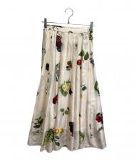 CABaN (キャバン) シルク HARVEST ロングスカート ホワイト サイズ:XS