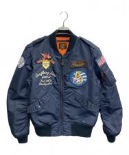 AVIREX (アヴィレックス) L-2 5th AIR FORCE フライト ジャケット ネイビー サイズ:XL