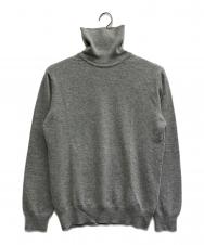 JOHNSTONS (ジョンストンズ) カシミヤタートルネックニット グレー サイズ:40