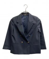 Mila Owen (ミラオーウェン) 金釦ダブルブレザー ジャケット ネイビー