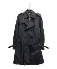 BURBERRY BLACK LABEL (バーバリーブラックレーベル) トレンチコート ブラック サイズ:M
