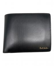 Paul Smith (ポールスミス) デザイン2つ折り財布 ブラック