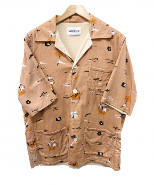 中古 古着通販 Weirdo ウィアード オープンカラーシャツ オレンジ サイズ Size M 定価24 000円 18ss ブランド 古着通販 トレファク公式 Trefac Fashion