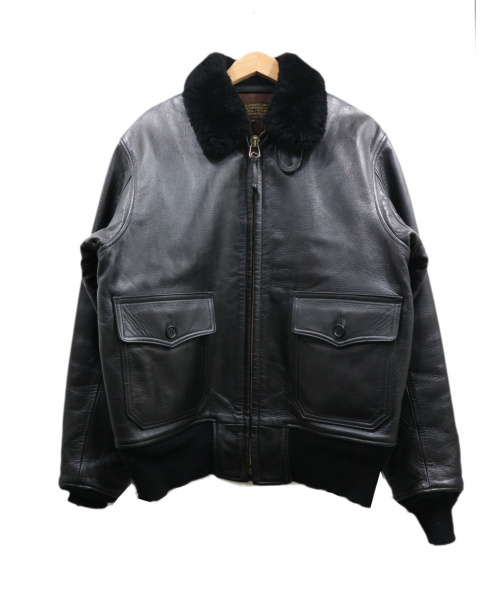 中古 古着通販 J A Dubow ジェイエードュボウ G 1フライトジャケット ブラック サイズ 40 ブランド 古着通販 トレファク公式 Trefac Fashion