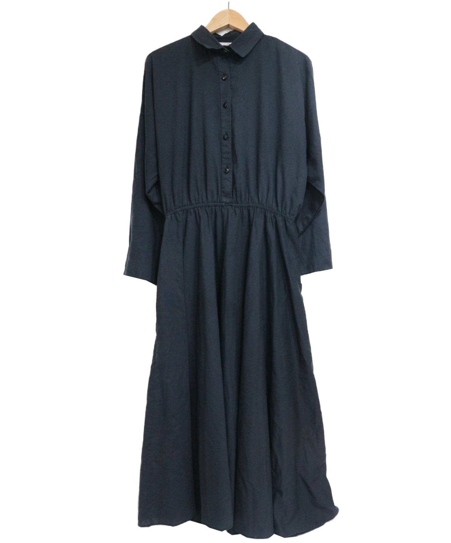 中古 古着通販 The American Shirt Dress ザ アメリカン シャツ ドレス 古着 80s シャツワンピース ネイビー サイズ ブランド 古着通販 トレファク公式 Trefac Fashion