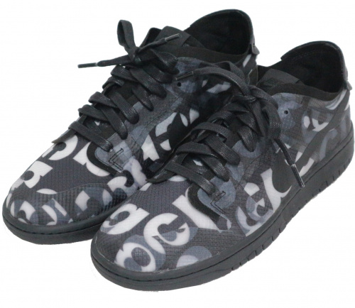中古 古着通販 Comme Des Garcons Nike コムデギャルソン X ナイキ ローカットスニーカー ブラック サイズ 29cm Wmns Dunk Low Monogram Print 年ss ブランド 古着通販 トレファク公式 Trefac Fashion