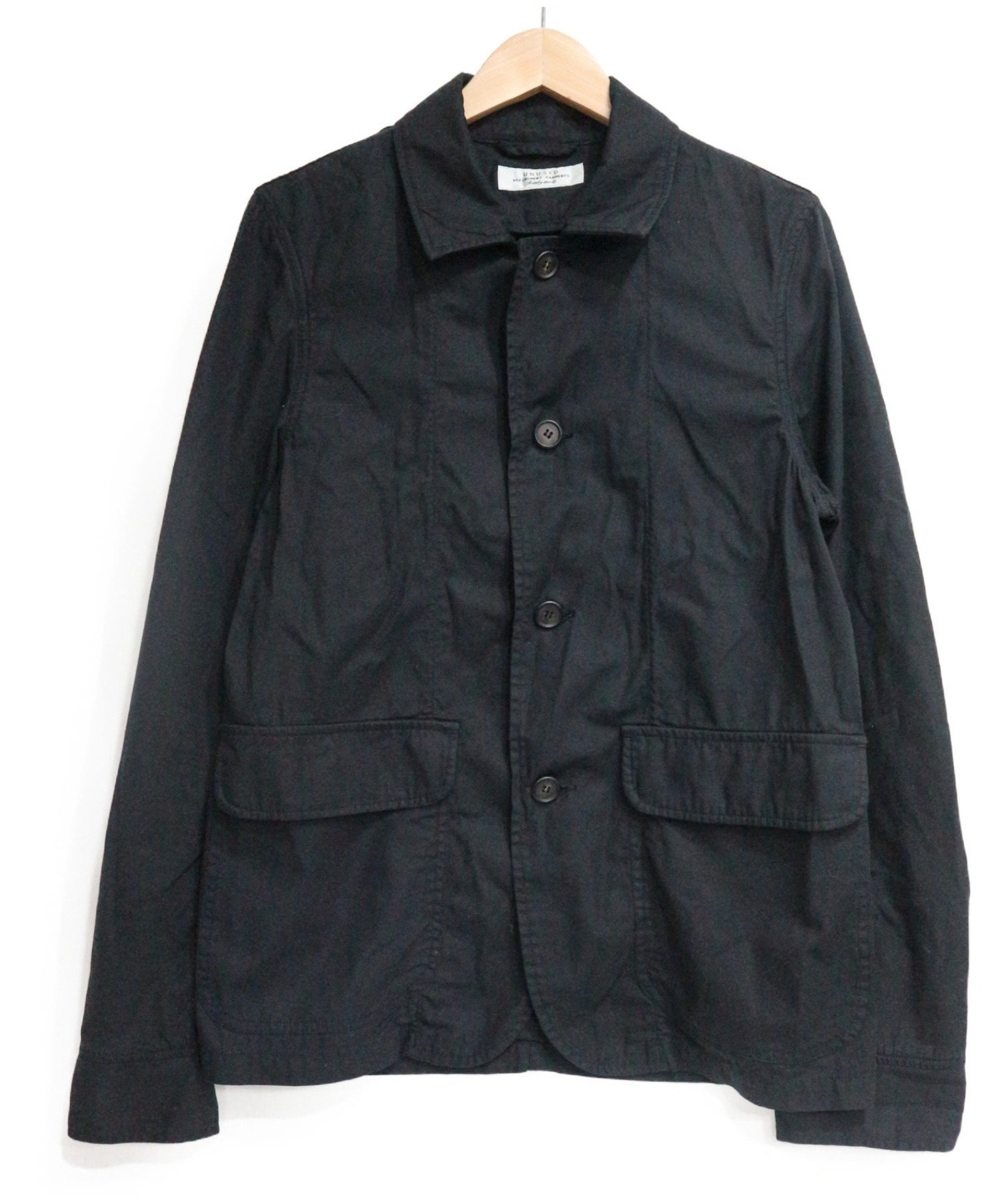 UNUSED (アンユーズド) ワークジャケット ブラック サイズ:SIZE　2