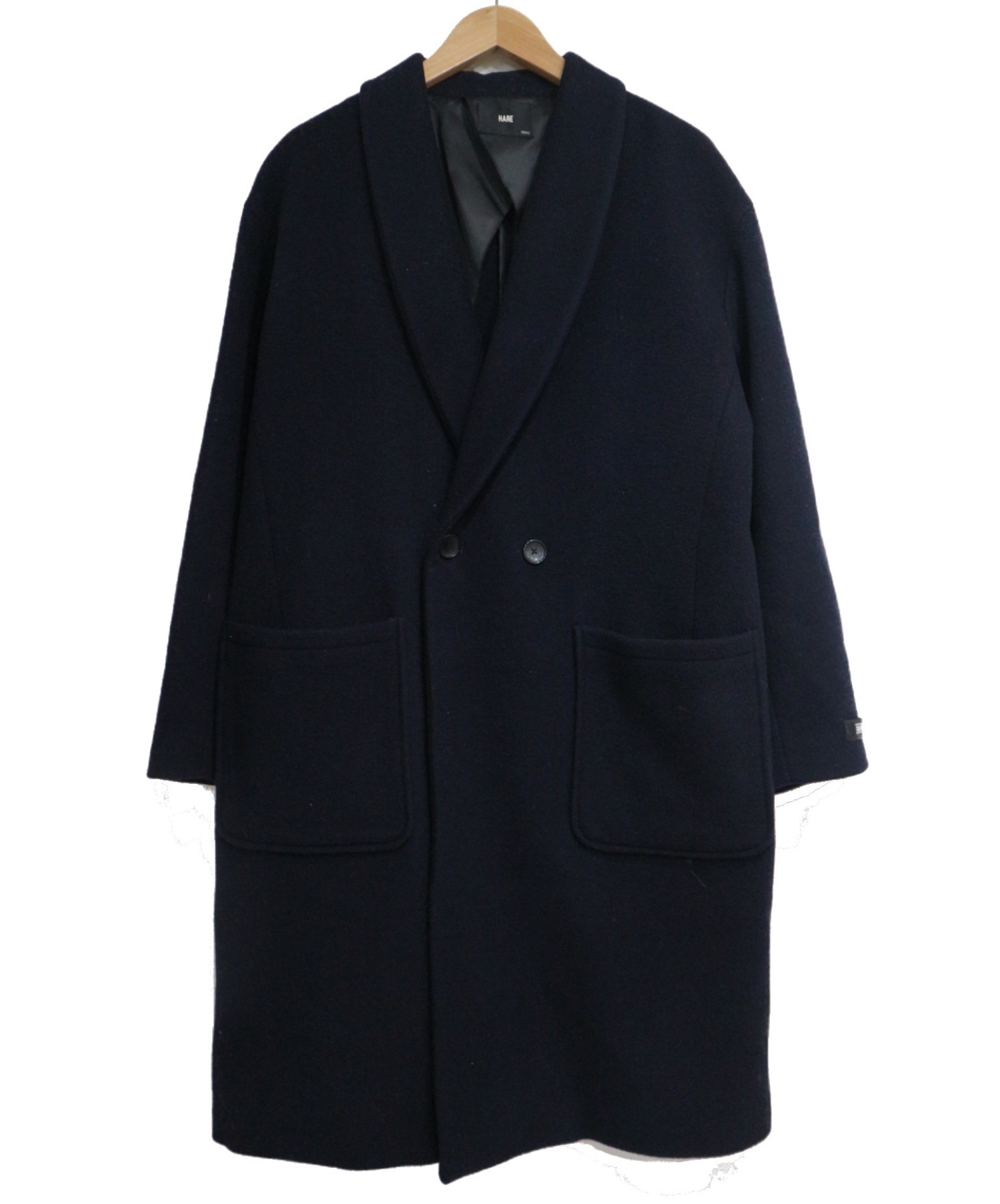 中古 古着通販 Hare ハレ チェスターコート ネイビー サイズ Size S ブランド 古着通販 トレファク公式 Trefac Fashion