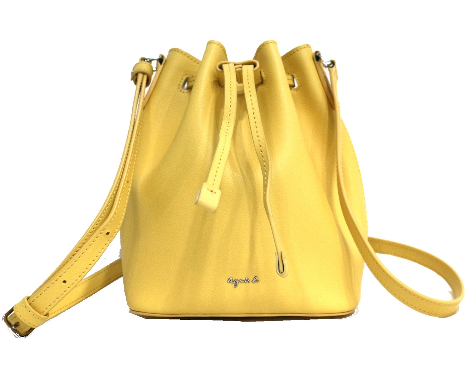 中古 古着通販 Agnes B アニエスベー Alice巾着ショルダーバッグ イエロー ブランド 古着通販 トレファク公式 Trefac Fashion