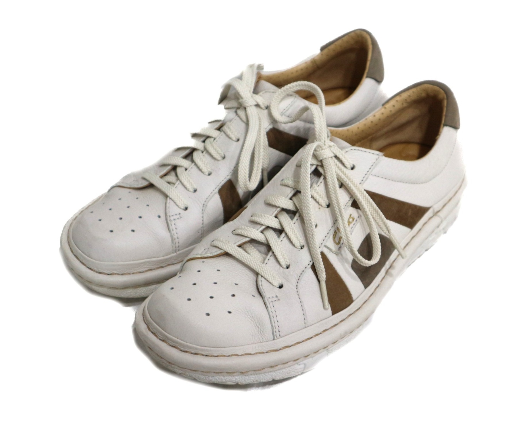 中古 古着通販 Clarks クラークス ローカットスニーカー ホワイト サイズ 6 1 2 ブランド 古着通販 トレファク公式 Trefac Fashion