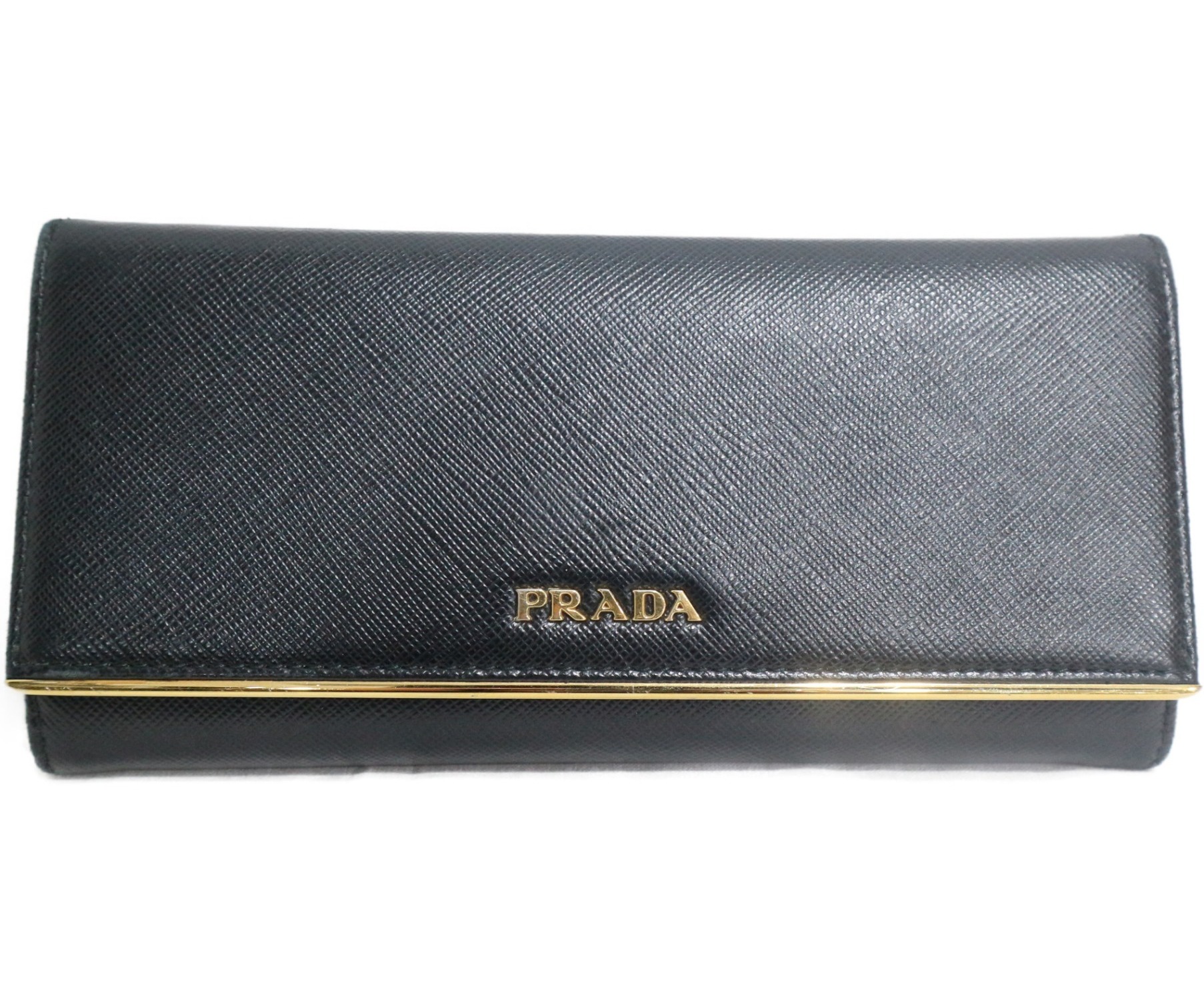 PRADA (プラダ) 長財布 ブラック サフィアーノ 236