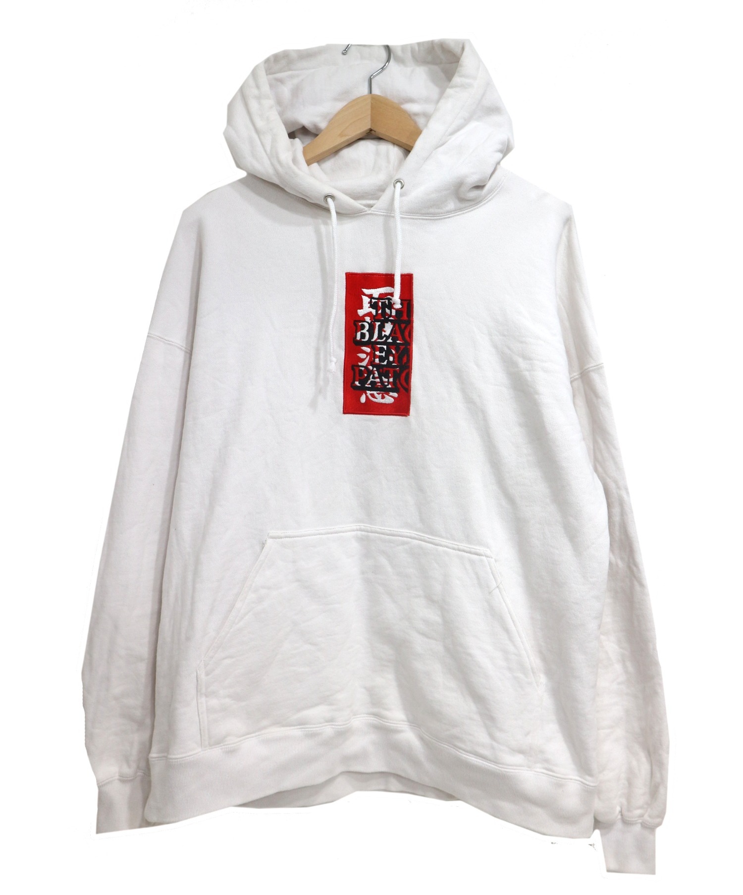 中古 古着通販 Blackeyepatch ブラックアイパッチ 取扱注意 Label Hoodie ホワイト サイズ Size L Lhp限定model ブランド 古着通販 トレファク公式 Trefac Fashion