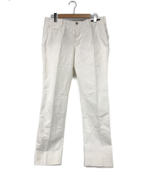 PT01（ピーティーゼロウーノ）PT01 (ピーティーゼロウーノ) コットントラウザーパンツ ホワイト サイズ:SIZE 50の古着・服飾アイテム