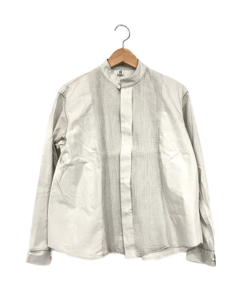 HaaT（ハート イッセイ ミヤケ）HaaT (ハート) スタンドカラーシャツ グレー サイズ:SIZE 2の古着・服飾アイテム