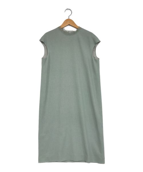 EPOCA（エポカ）EPOCA (エポカ) ストレッチクロスサックドレス グリーン サイズ:SIZE 40 未使用品の古着・服飾アイテム