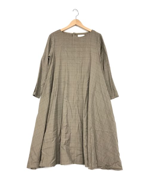 KAGURE（カグレ）KAGURE (カグレ) ウールフレアワンピース グレー サイズ:Freeの古着・服飾アイテム