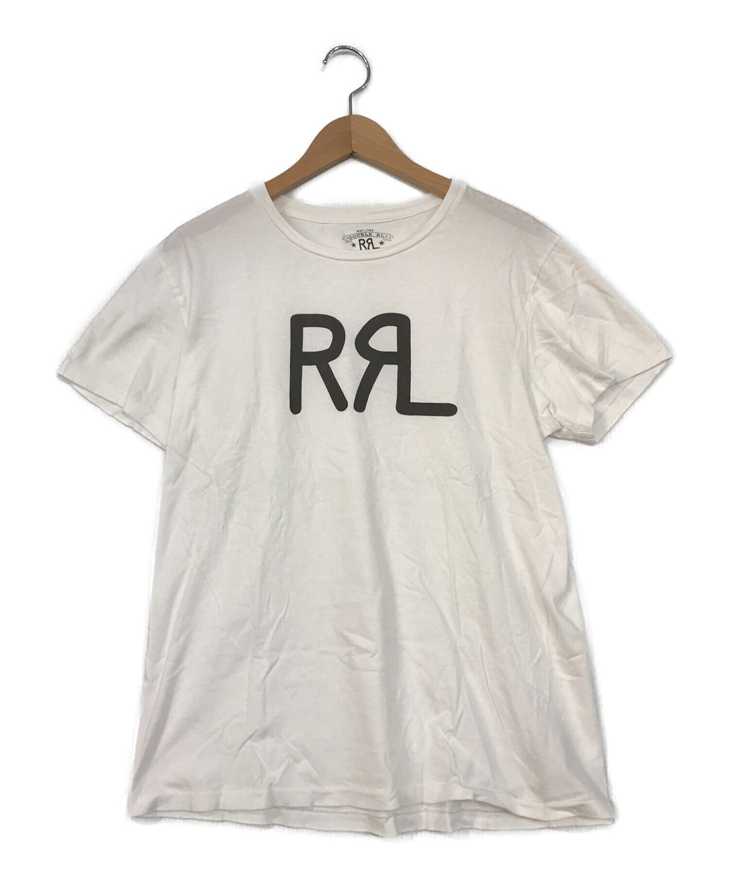 RRL (ダブルアールエル) プリントTシャツ ホワイト サイズ:SIZE　M