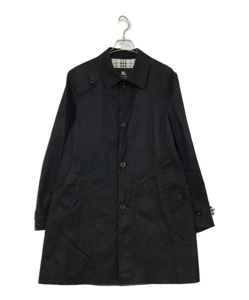 BURBERRY BLACK LABEL（バーバリーブラックレーベル）BURBERRY BLACK LABEL (バーバリーブラックレーベル) ステンカラーコート ネイビー サイズ:SIZE　Mの古着・服飾アイテム