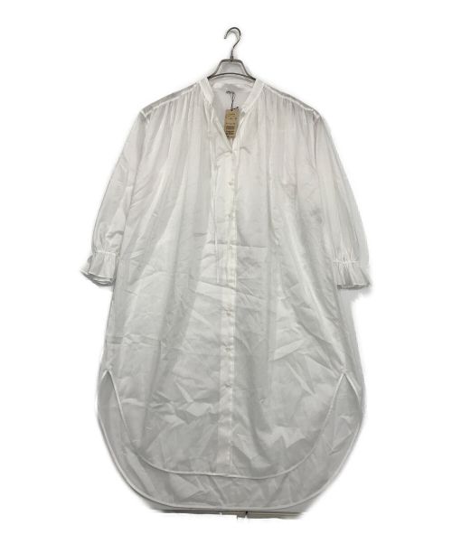 comme ca（コムサ）comme ca (コムサ) TCローン シャツ ホワイト サイズ:9の古着・服飾アイテム