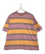 LEVI'Sリーバイス）の古着「80SボーダーTシャツ」｜ピンク×オレンジ