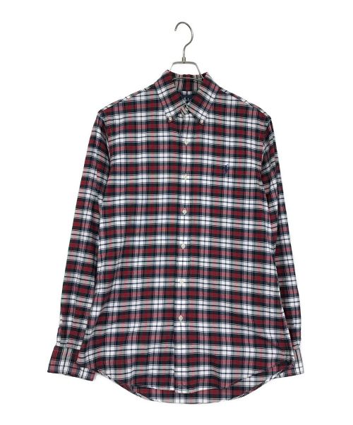 RALPH LAUREN（ラルフローレン）RALPH LAUREN (ラルフローレン) ボタンダウンシャツ レッド×ネイビー サイズ:SIZE　Sの古着・服飾アイテム