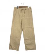 AURALEEオーラリー）の古着「WASHED FINX TWILL EASY WIDE PANTS」｜イエロー
