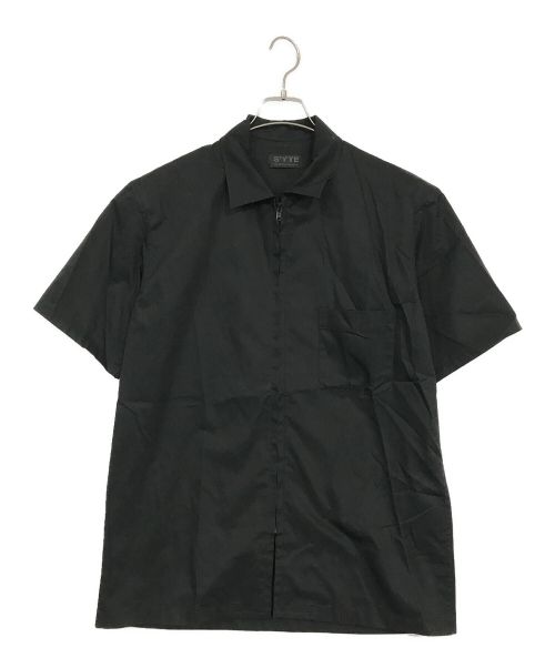s'yte（サイト）s'yte (サイト) ジップシャツ ブラック サイズ:SIZE 3の古着・服飾アイテム