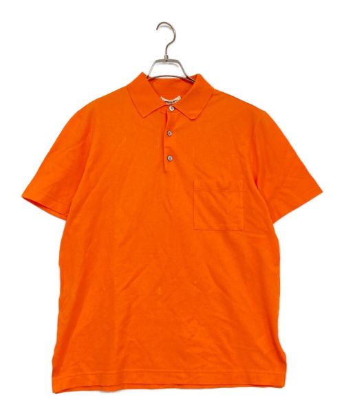 HERMES（エルメス）HERMES (エルメス) ポロシャツ オレンジ サイズ:SIZE Mの古着・服飾アイテム