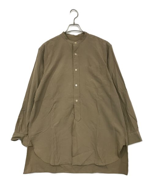 COMOLI（コモリ）COMOLI (コモリ) バンドカラーシャツ ベージュ サイズ:SIZE　2の古着・服飾アイテム