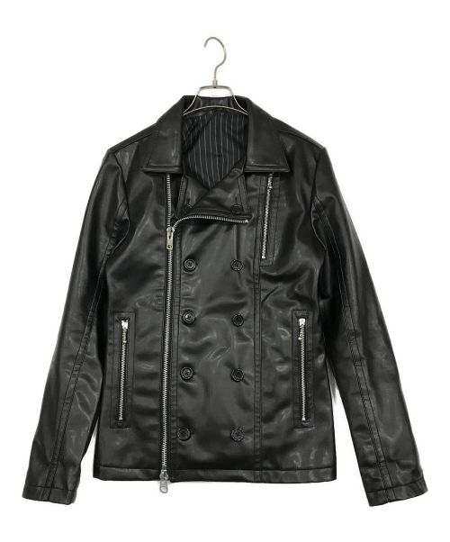 JIMSINN（ジムズイン）JIMSINN (ジムズイン) ライダースジャケット ブラック サイズ:SIZE Sの古着・服飾アイテム