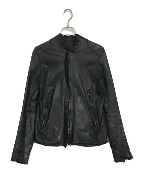 sisii（シシ）sisii (シシ) レザージャケット ブラック サイズ:XXSの古着・服飾アイテム