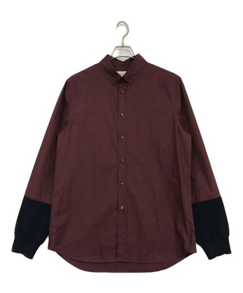 MARNI（マルニ）MARNI (マルニ) ボタンダウンシャツ ボルドー サイズ:SIZE 50の古着・服飾アイテム