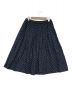 45R (フォーティーファイブアール) 薄オックスプリントのギャザースカート ネイビー サイズ:表記無し：22000円