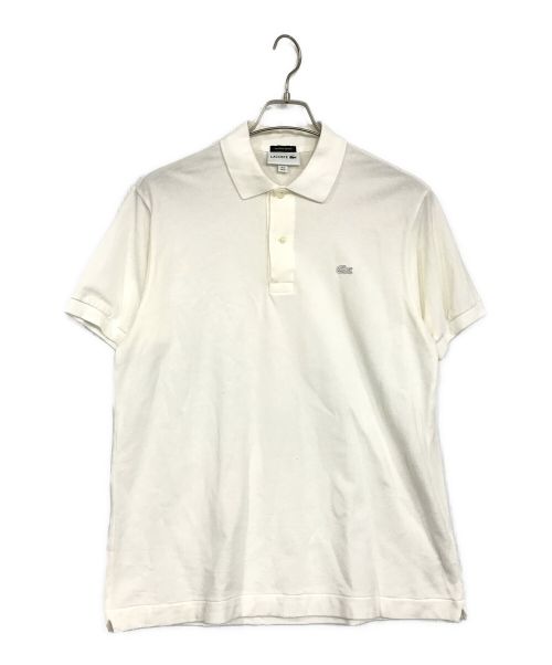 LACOSTE（ラコステ）LACOSTE (ラコステ) ポロシャツ ホワイト サイズ:SIZE Mの古着・服飾アイテム