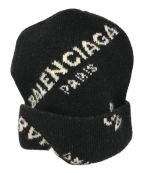 BALENCIAGAバレンシアガ）の古着「ロゴニットキャップ」｜ブラック
