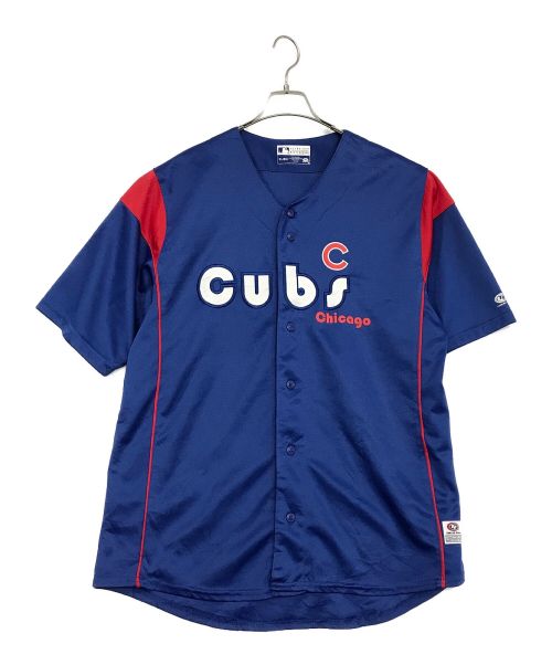 Cubs chicago（カブス シカゴ）Cubs chicago (カブス シカゴ) ベースボールシャツ ブルー サイズ:SIZE XLの古着・服飾アイテム