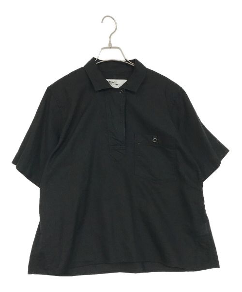 MHL（エムエイチエル）MHL (エムエイチエル) ポロシャツ ブラック サイズ:SIZE　1の古着・服飾アイテム