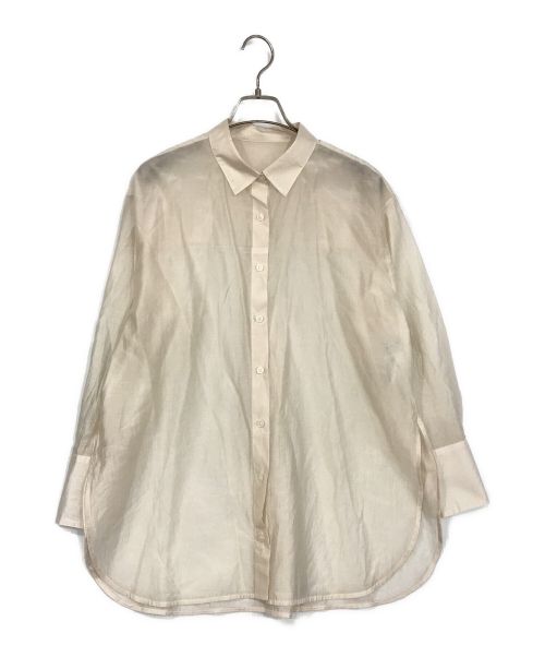 PLST（プラステ）PLST (プラステ) シアーシャツ ベージュ サイズ:SIZE Sの古着・服飾アイテム