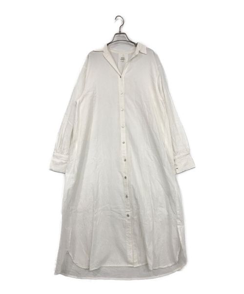 UNGRID（アングリッド）UNGRID (アングリッド) ロングルーズシャツワンピース ホワイト サイズ:Fの古着・服飾アイテム